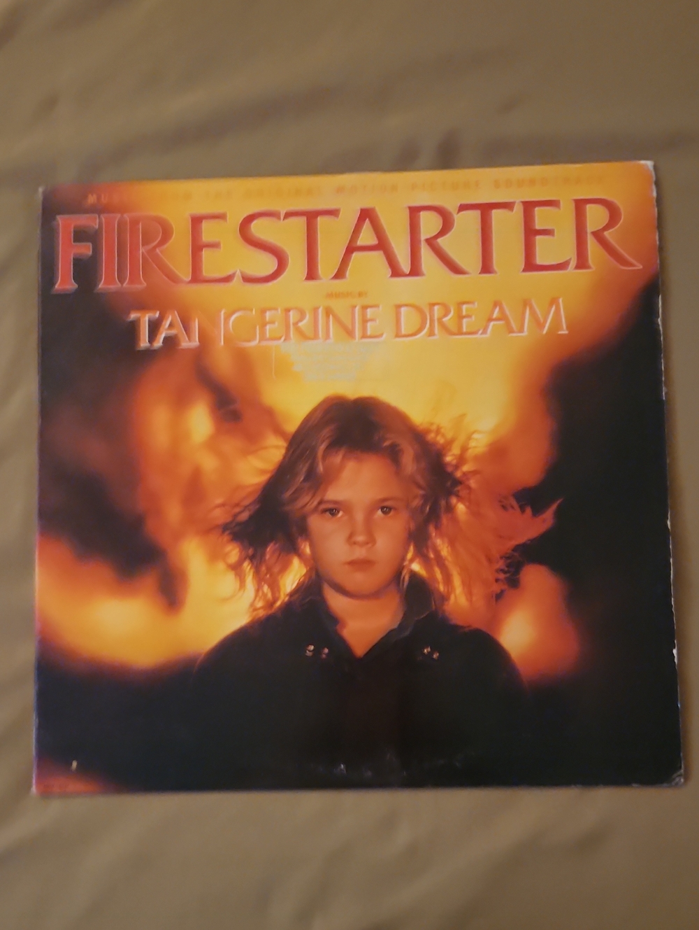 Firestarter Tangerine Dream Vinyl Album - 1984 RARE GEM Record NM Lil Cover Wear